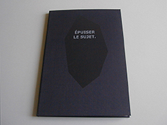image du titre ÉPUISER LE SUJET.