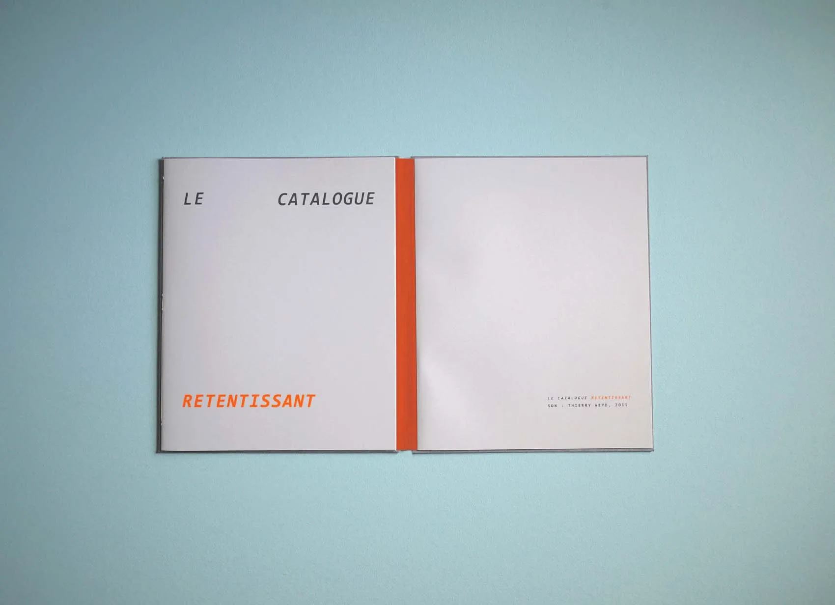 image du titre LE CATALOGUE RETENTISSANT