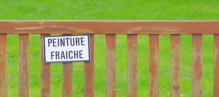 banc, Rouen, esplanade Duchamp