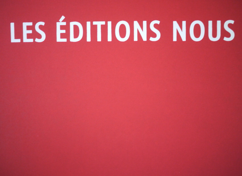 image du titre LES ÉDITIONS NOUS,  ENCORE EUX