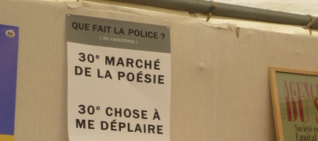 marché de la poésie
